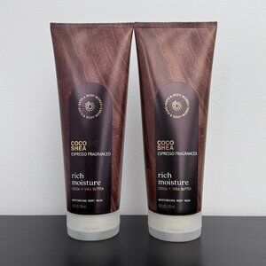 Bath & Body Works Coco Shea Espresso Moisturizing Body Wash (Set of 2)